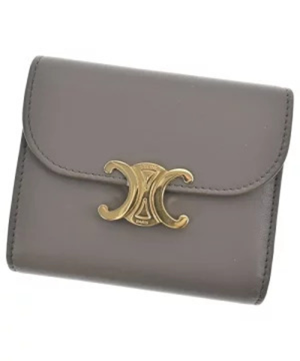 Celine Wallet coin case Wallet Gray